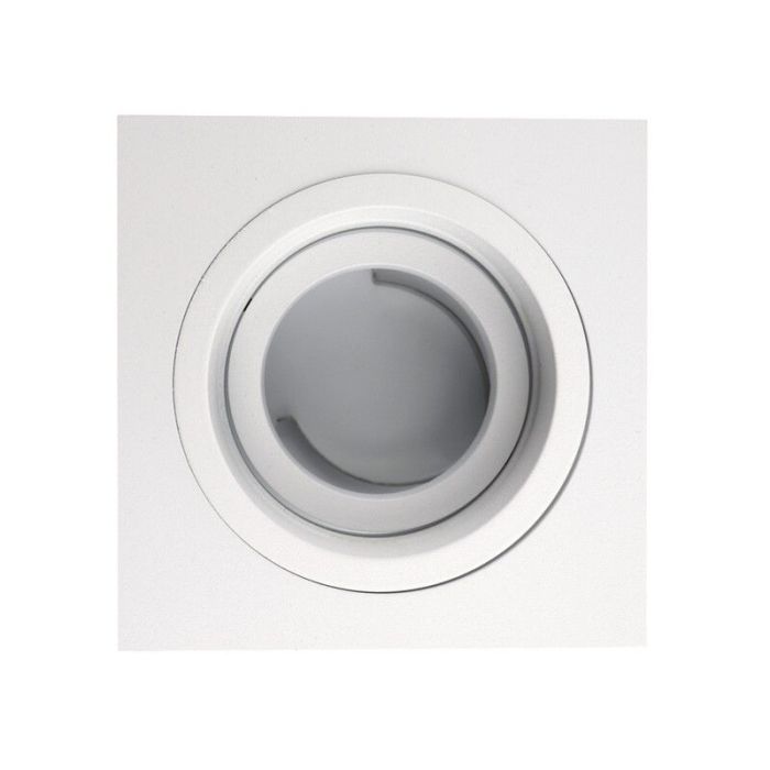 Witte inbouwspot Milan, metaal