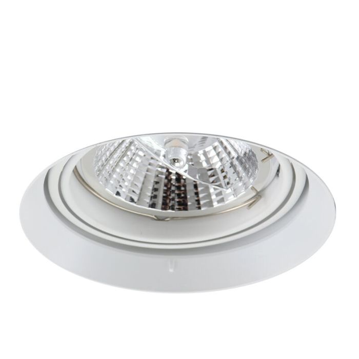 Moderne trimless inbouwspot wit, wilhelm, GU10 AR111