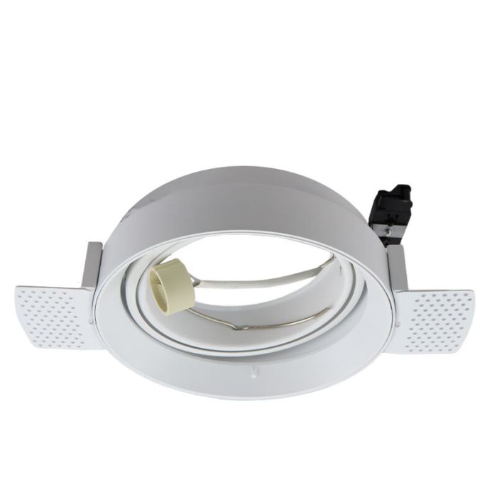 Moderne trimless inbouwspot wit, wilhelm, GU10 AR111