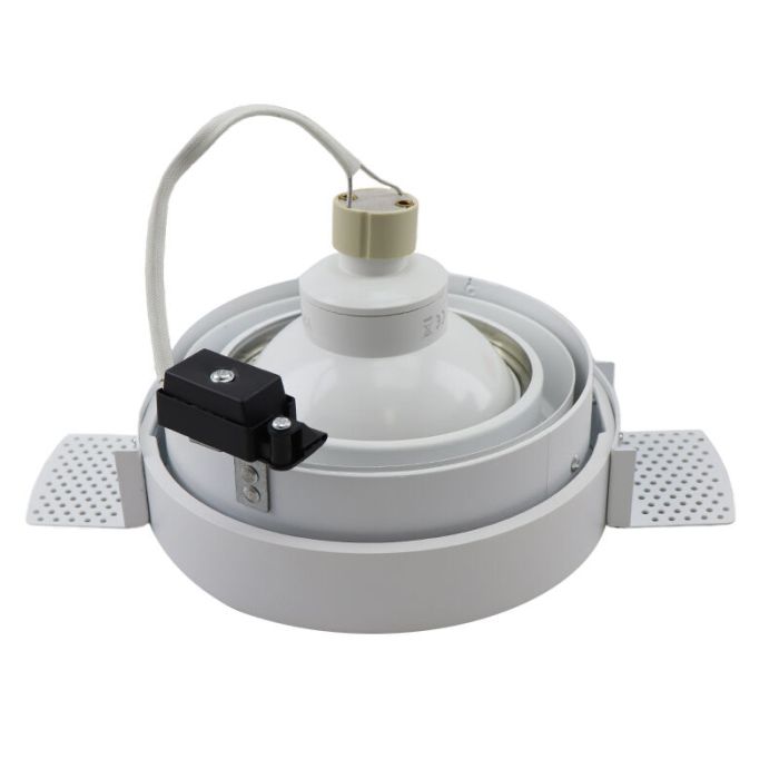 Moderne trimless inbouwspot wit, wilhelm, GU10 AR111