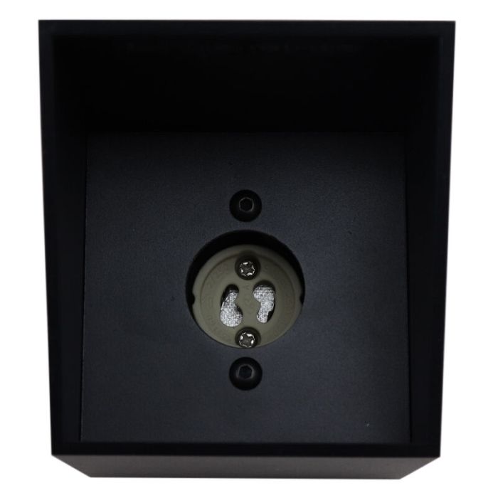 Aluminium opbouwspot Neva, zwart