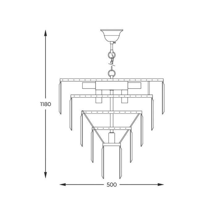 Design hanglamp goud, Kajol