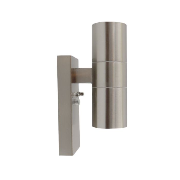 Arcchio LED buiten wandlamp Karline, 530 lm, roestvrij staal, IP65