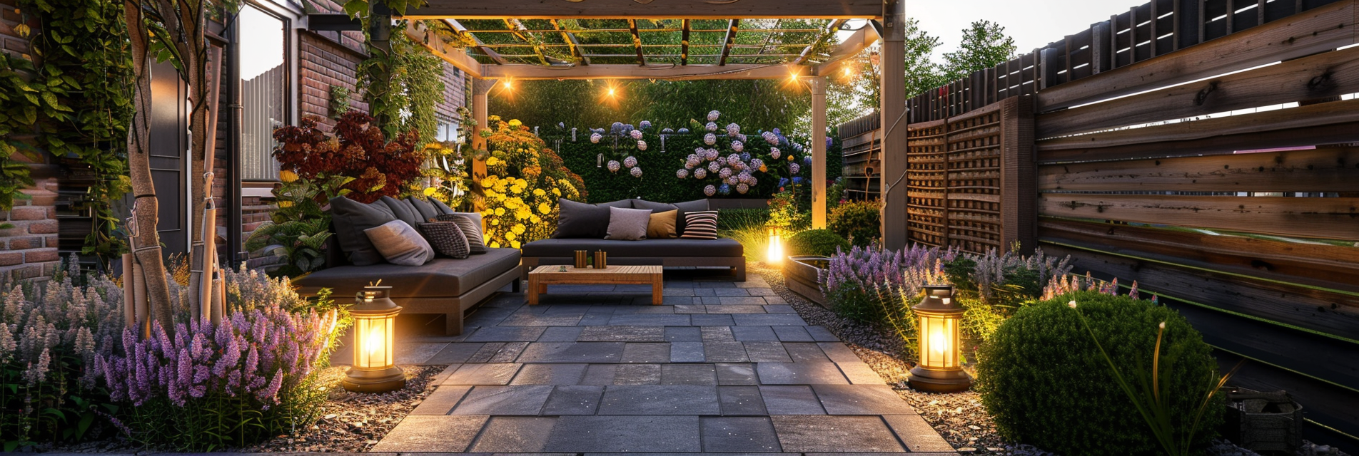  Lampen voor de overkapping